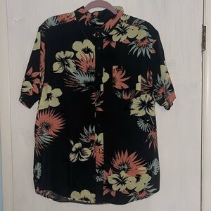 Floral RVCA Button Up